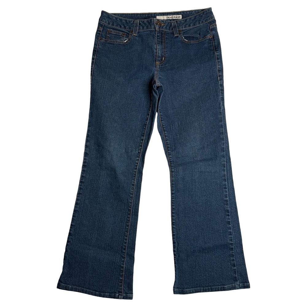 DKNY Jeans Soho Bootcut Stretch Dark Wash Denim Women 12S